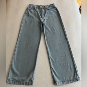 Joe's Jeans Pale Blue Wide-Leg Denim